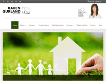 Tablet Screenshot of karengurland.com